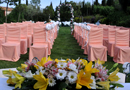 panorámica del jardin boda