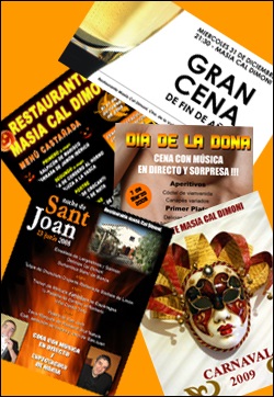 Restaurante Masia Cal Dimoni - Bodas, Comuniones, Calotades i cargolades